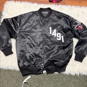Section35 Black Bomber Varsity Jacket